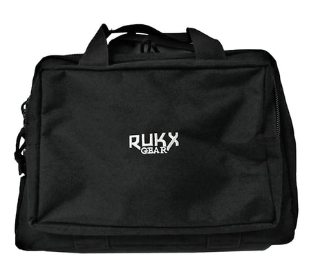 Rukx Gear ATICTDPCB Double Pistol Black 600D Polyester Holds 2 Handguns