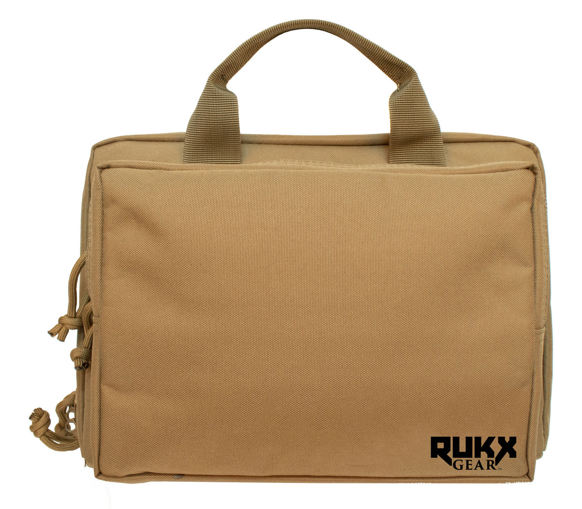 Rukx Gear ATICTDPCT Double Pistol Tan 600D Polyester Holds 2 Handguns
