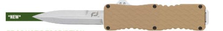 SCHRADE KNIFE UPROAR D/A OTF 3" D2 BAYONET POINT FDE/SS