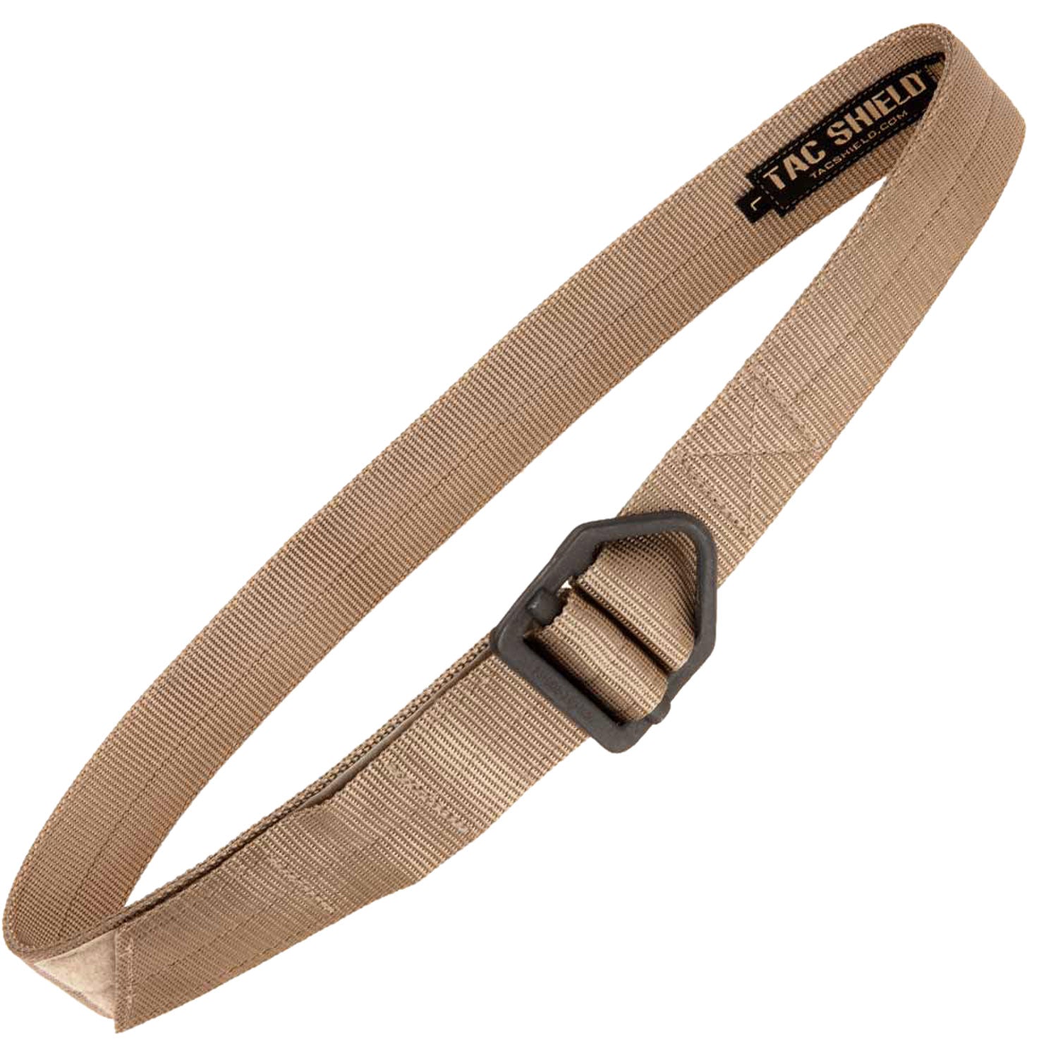 Tacshield T32SMTN Tactical Riggers Belt Coyote Webbing 30-34" 1.75" Wide Rigger Buckle Closure
