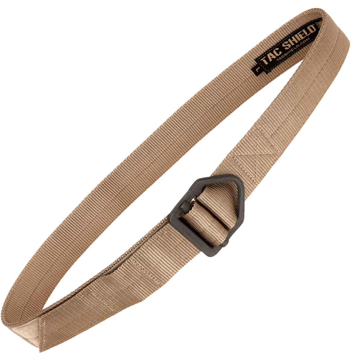 Tacshield T32XLTN Tactical Riggers Belt Coyote Webbing 42-46" 1.75" Wide Rigger Buckle Closure