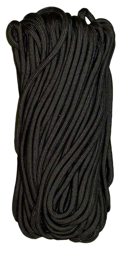 Tacshield 03000 550 Cord Black Paracord 50' Long
