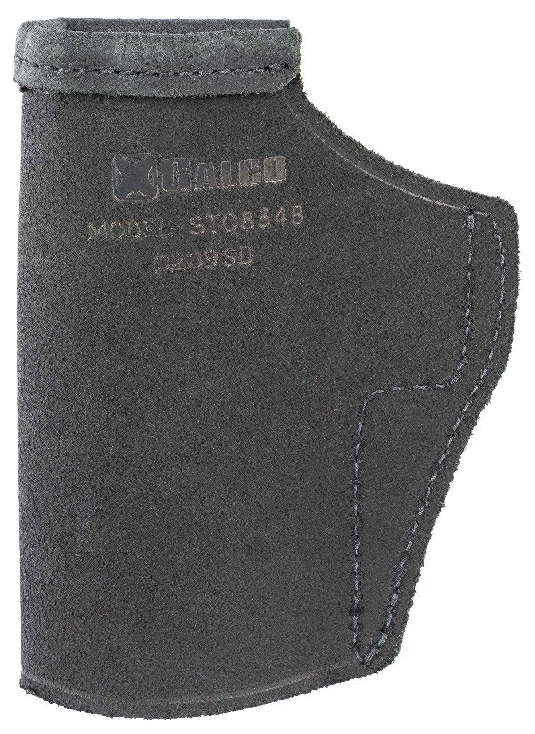 Galco STO834B Stow-N-Go IWB Black Leather Compatible w/ Glock 48/48 MOS/S&W M&P Shield EZ Belt Clip Mount Right Hand