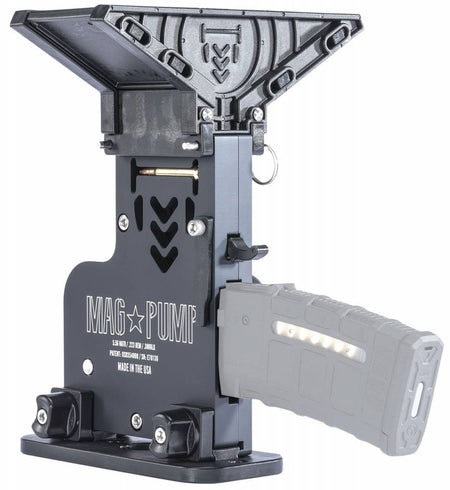 MagPump MPAK47ELITE AK-47 Elite Magazine Loader 7.62x39mm 90 rd AK-47 Aluminum Black Finish