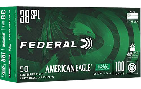 American Eagle AE38LF1 IRT Training Lead-Free IRT 100 Grain .38 Special 1110 fps
