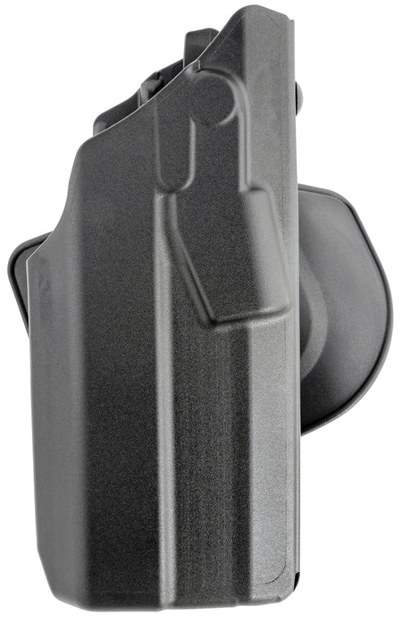 Safariland 73788325411 7378-7TS-ALS OWB Black SafariSeven Compatible with Glock 17 w/Light, Belt Slide/Paddle Mount, Right Hand