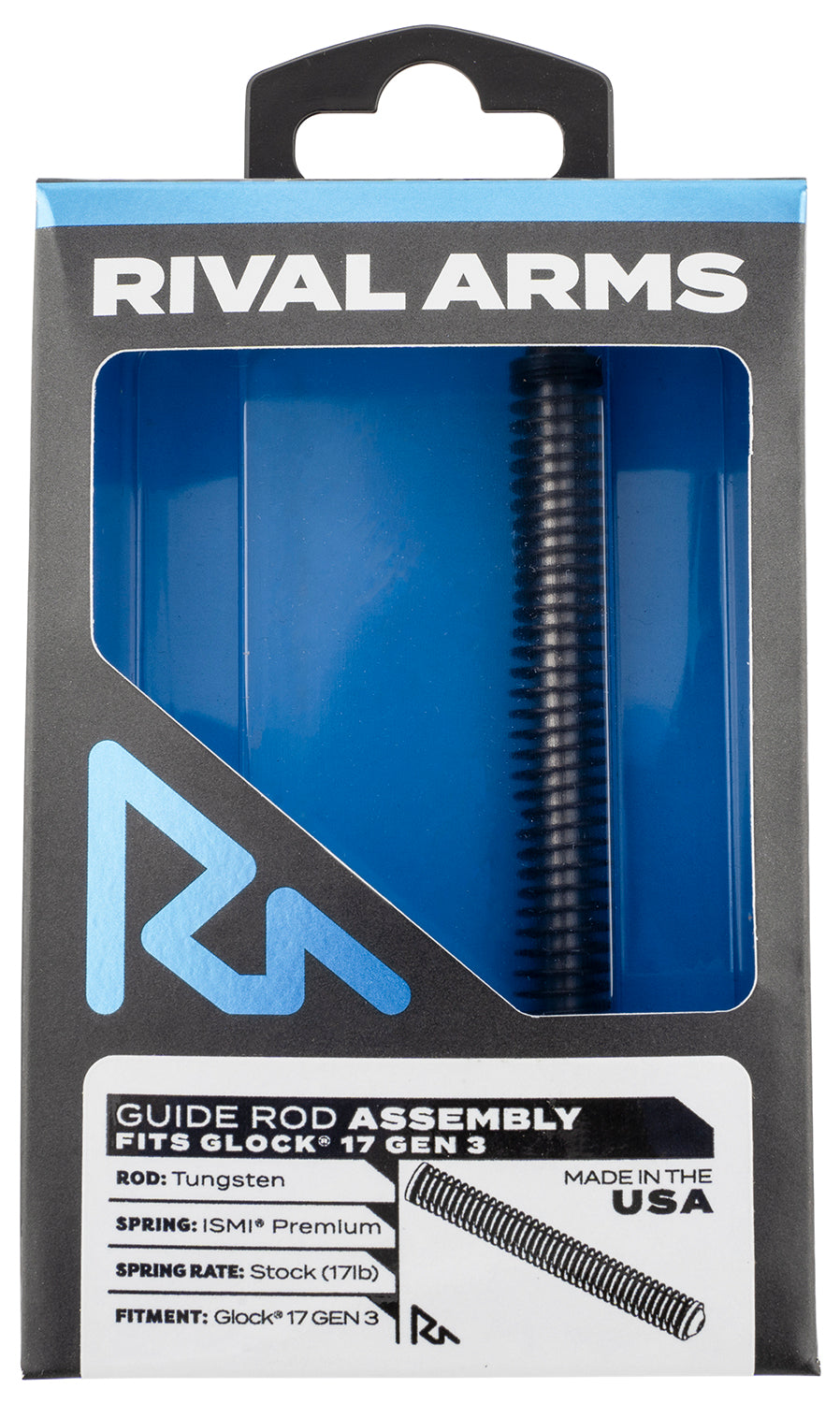 Rival Arms RA50G101T Guide Rod Assembly Fits Glock 17 Gen3 Tungsten