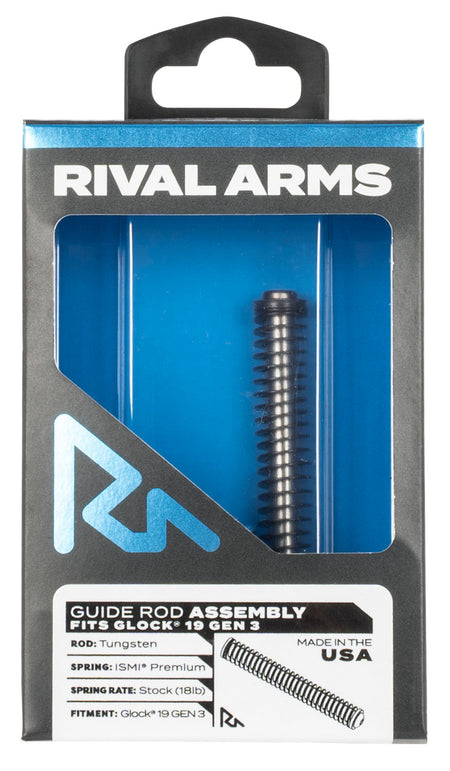 Rival Arms RA50G201T Guide Rod Assembly Tungsten for Glock 19 Gen3
