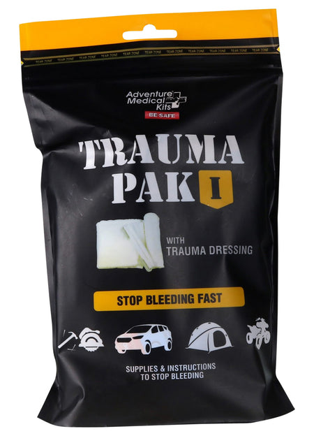 Adventure Medical Kits 20640295 Trauma Pak I Stop Bleeding Clotting Gauze 707708002953