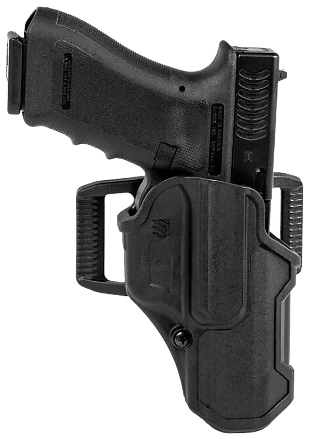 Blackhawk 410700BKR T-Series L2C Non-Light Bearing OWB Black Polymer Belt Slide Compatible w/Glock 17/22/31/34/41/47 Right Hand