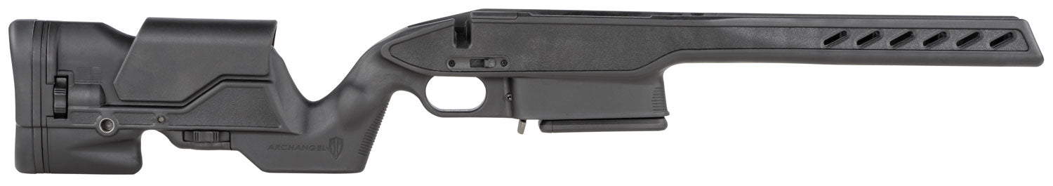 Archangel AAS111MLA Precision Elite Stock Black Synthetic Aluminum Pillar Bedded for Savage 110/111 Long Action Magnum Caliber