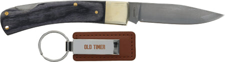 OLD TIMER KNIFE LOCKBACK FOLDR & KEYCHAIN COMBO PROMO Q3 26'<