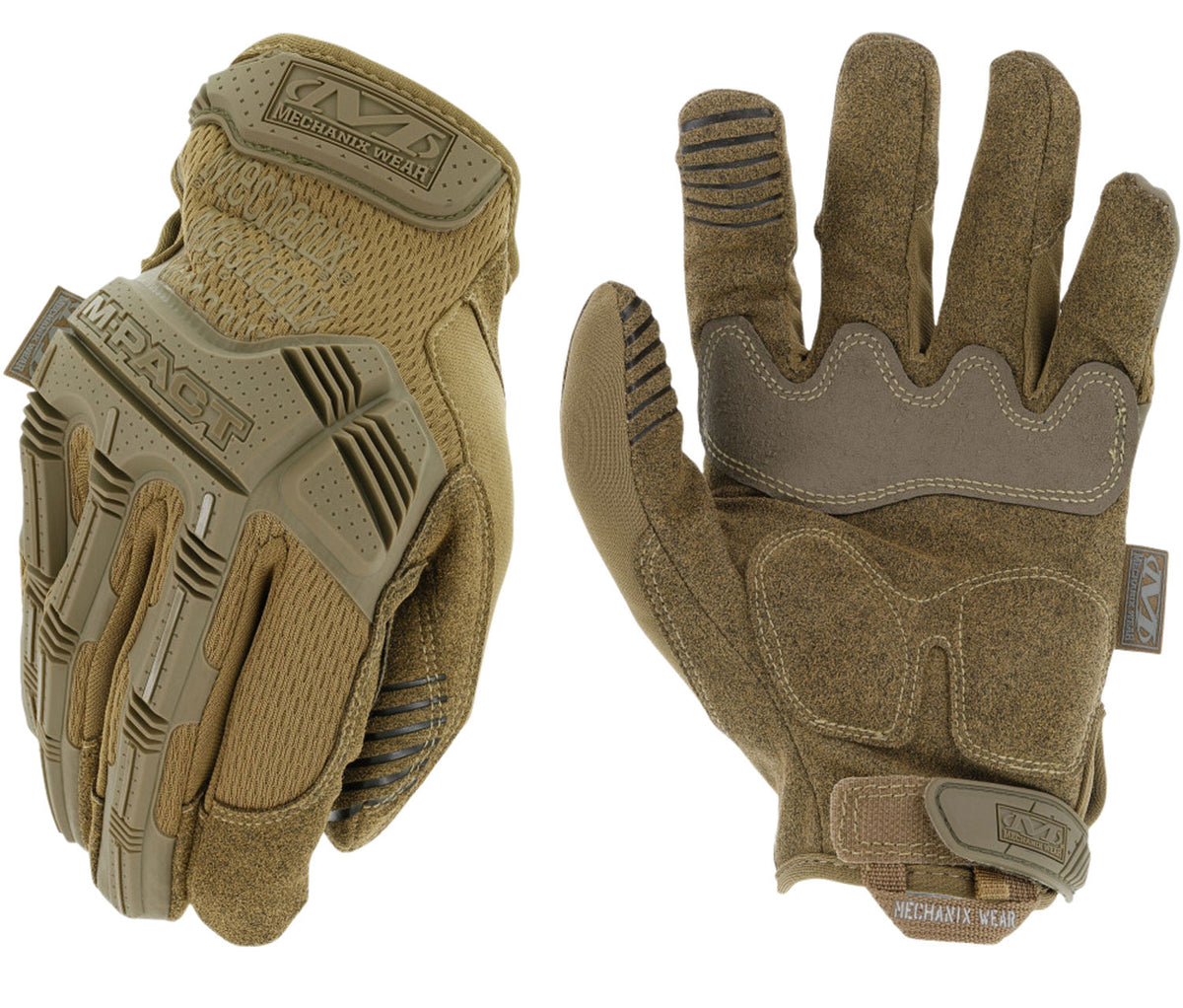 Mechanix Wear MPT72008 M-Pact Coyote Synthetic Leather Small TPR Closure