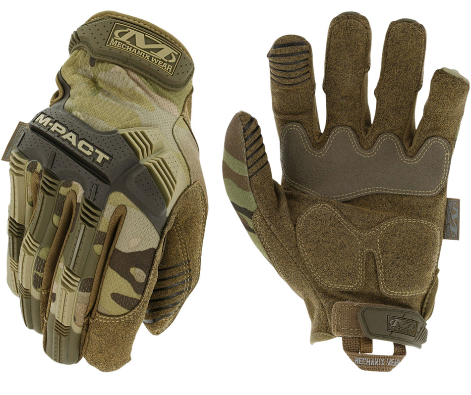 Mechanix Wear MPT78010 M-Pact Multi-Cam Synthetic Leather Large TPR Closure