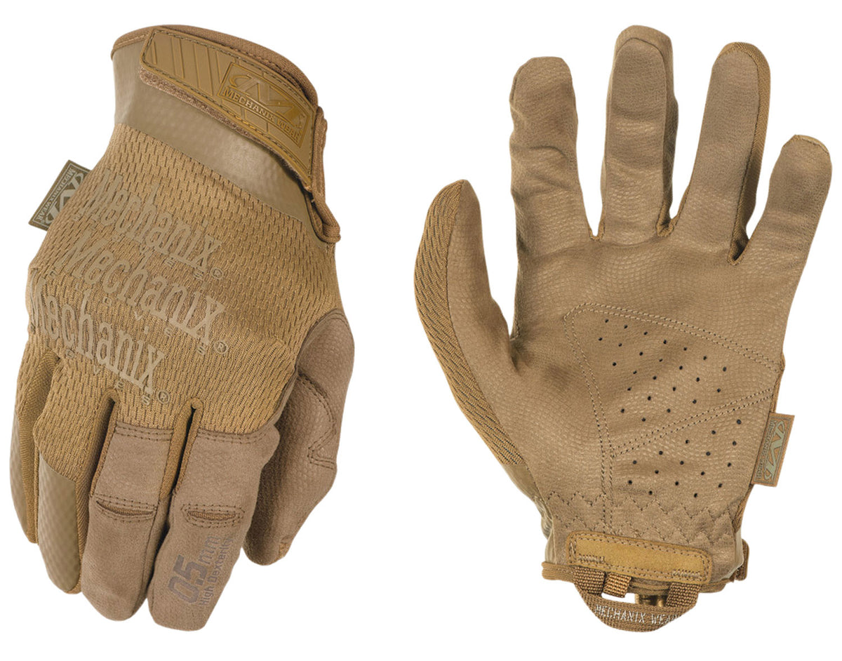 Mechanix Wear MSD-72-009 Specialty 0.5 High-Dexterity Coyote Suede Medium