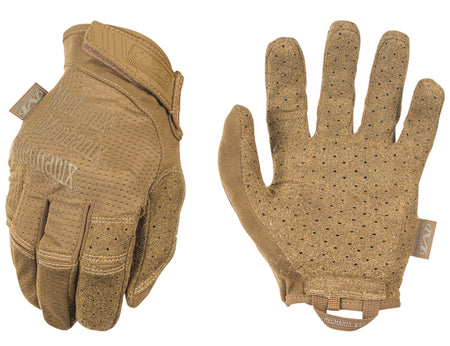 Mechanix Wear MSV72009 Specialty Vent Coyote Synthetic Leather Medium Hook & Loop Closure