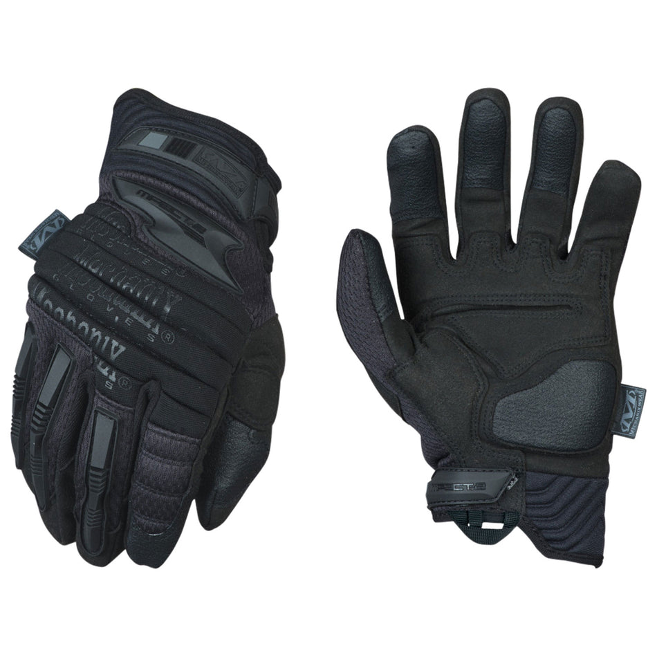 Mechanix Wear MP255008 M-Pact 2 Covert Black Armortex Small Velcro Closure