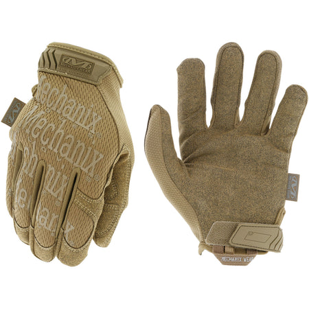 Mechanix Wear MG72009 Original Coyote Synthetic Leather Medium Velcro Closure