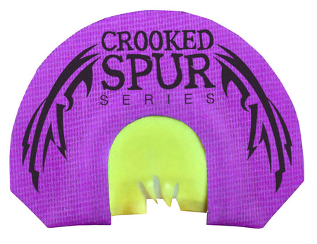Foxpro CSMOUTHVFANG Crooked Spur V-Fang Diaphragm Call Triple Reed Turkey Sounds Attracts Turkeys Purple