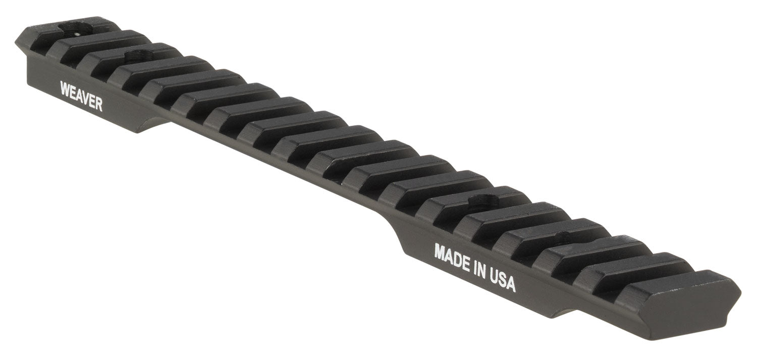 Weaver Mounts 99466 Multi-Slot Base Extended Black Aluminum Fits Savage 10 Short Action