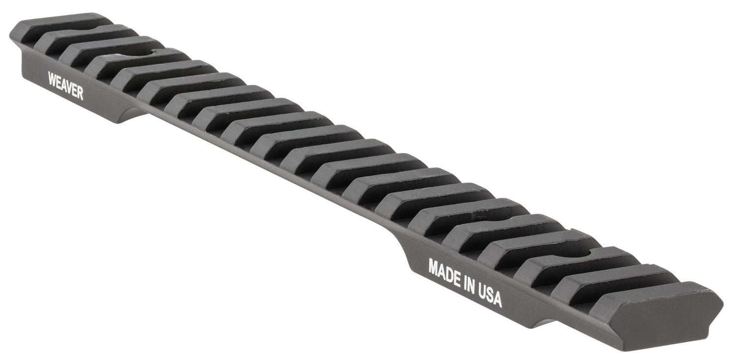 Weaver Mounts 99465 Multi-Slot Base Extended Black Aluminum Fits Savage 110 Long Action 0 MOA