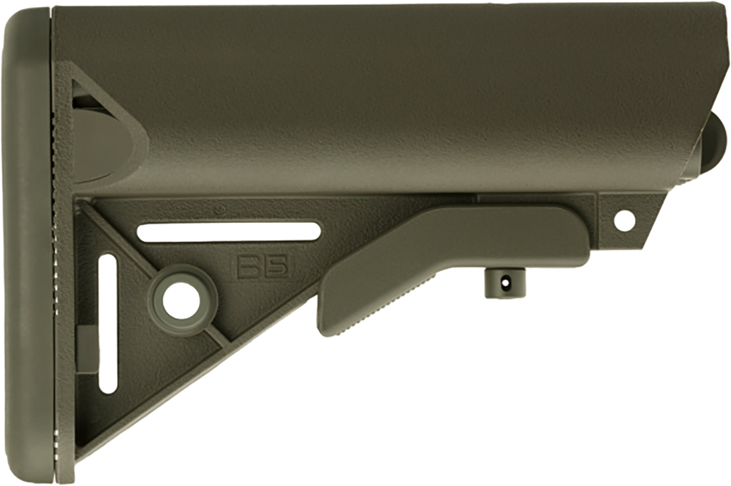 B5 Systems SOP1077 Enhanced SOPMOD Foliage Green Synthetic for AR-Platform with Mil-Spec Receiver Extension (Tube Not Included)