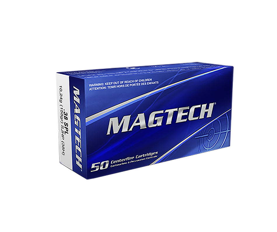Magtech .38 Special +P 158gr SJHP Ammo