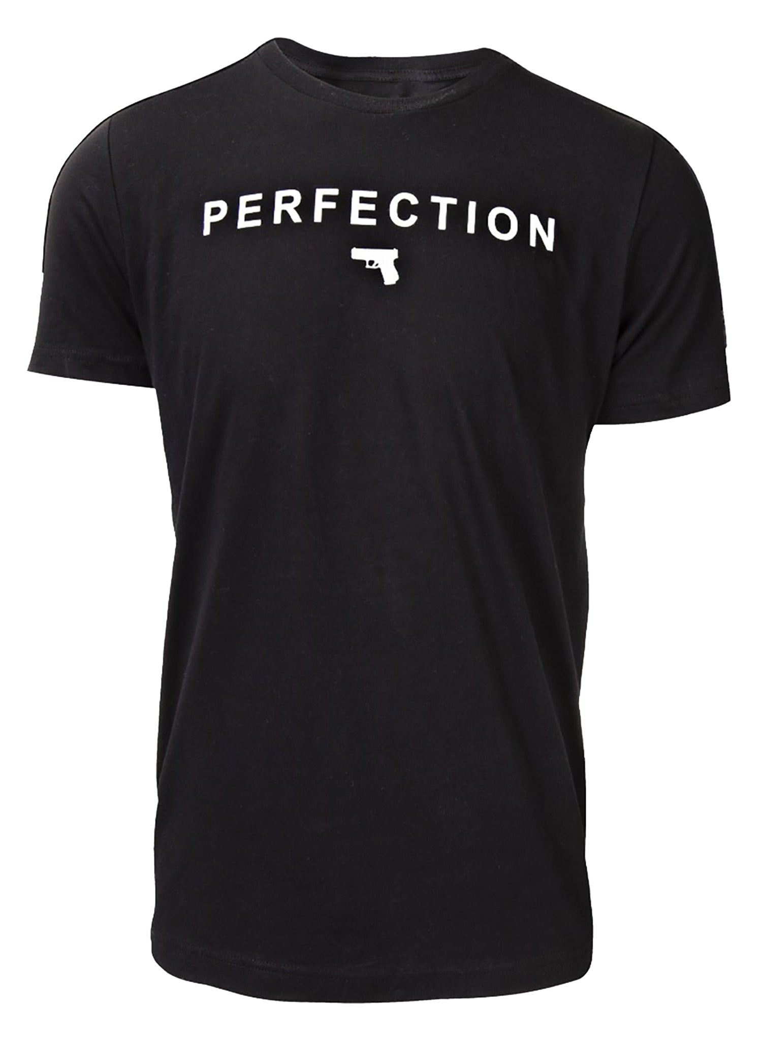 Glock AA75129 Perfection Pistol Black Cotton Short Sleeve 3XL