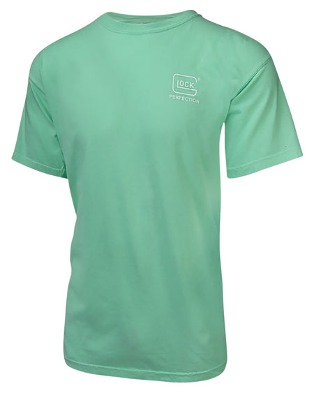Glock AA75138 Crossover Turquoise Cotton Short Sleeve Medium