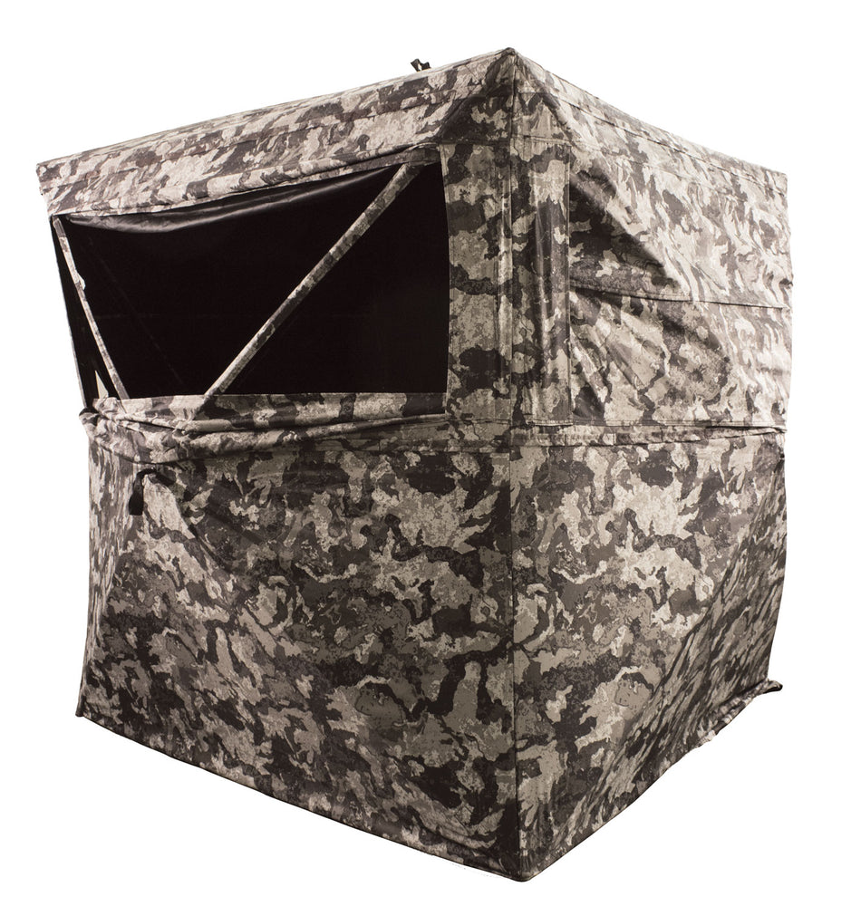 HME HMEGRDBLND3CVD Executioner Three-Person Ground Cervidae Camo Polyester