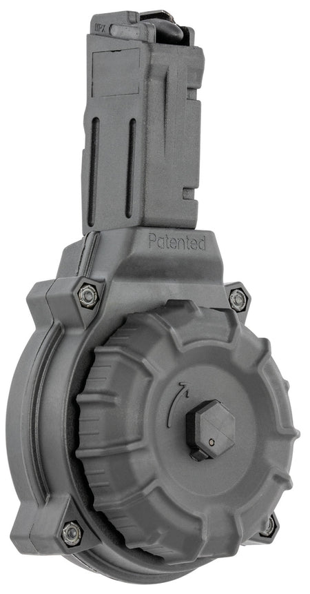 ProMag DRMA21 Standard 50rd Drum 9mm Luger Fits Sig MPX Black DuPont Zytel Polymer