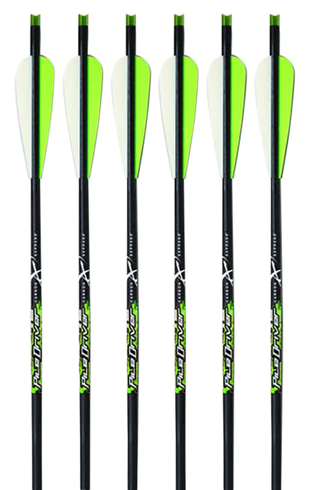 Carbon Express 52140 Piledriver Crossbolt Green 20" Carbon Fiber 6 Pack