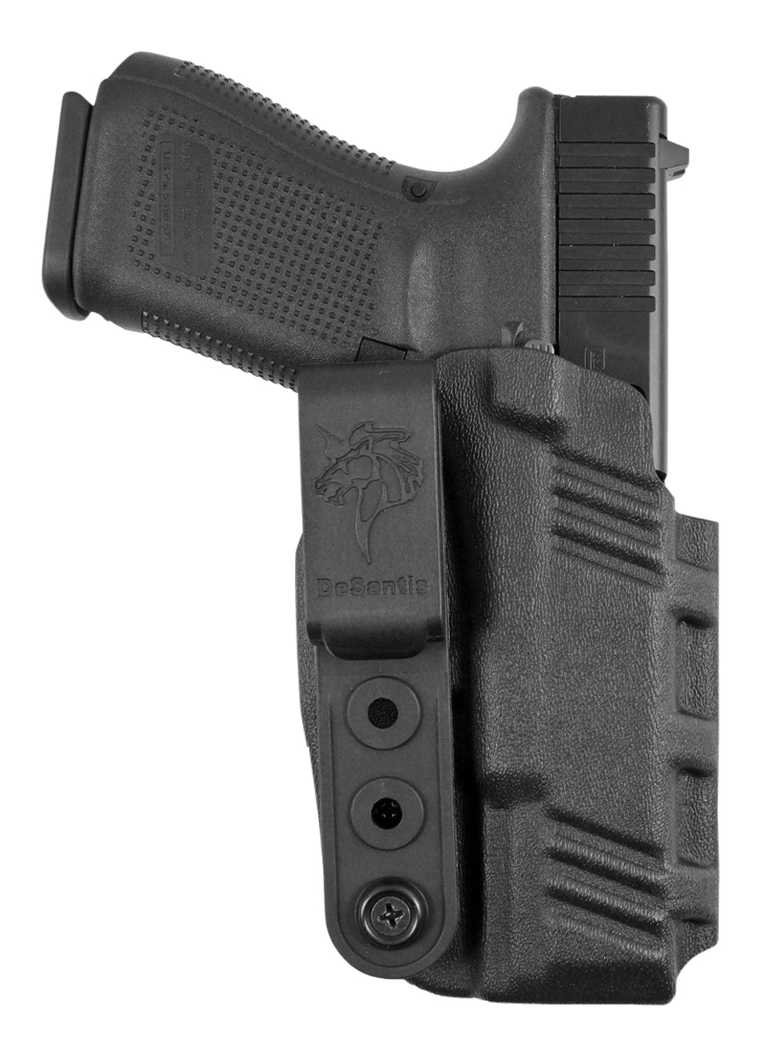 DeSantis Gunhide 137KJB6Z0 Slim-Tuk IWB Kydex Belt Clip Fits Glock 19/23/32/45 Ambidextrous