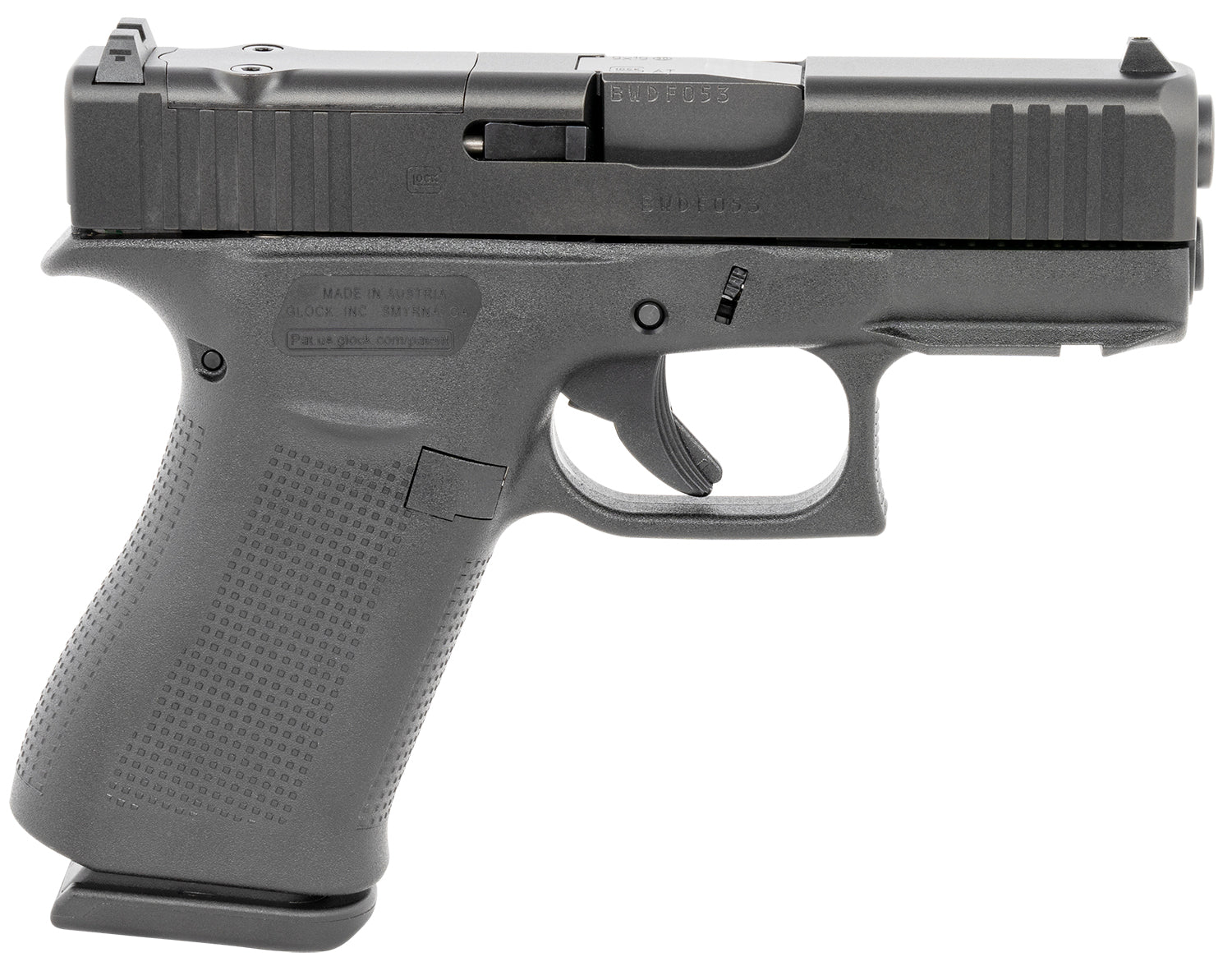 Glock 43X MOS Subcompact 9mm Luger Pistol
