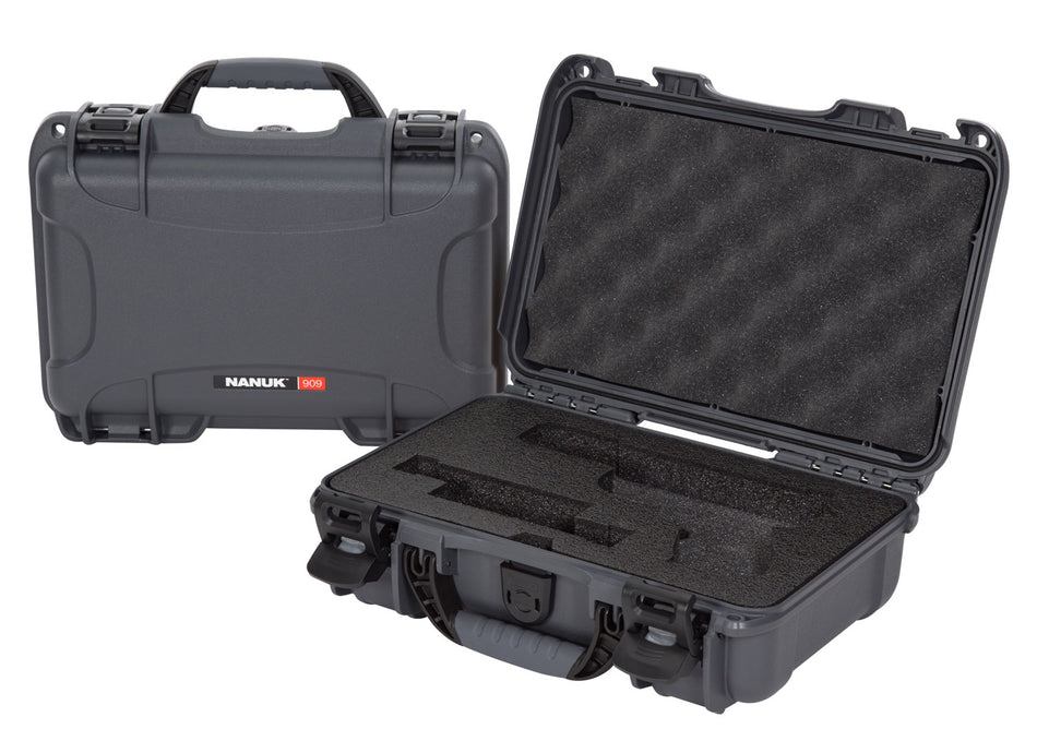 Nanuk 909GLOCK7 909 Graphite Resin Compatible w/Glock