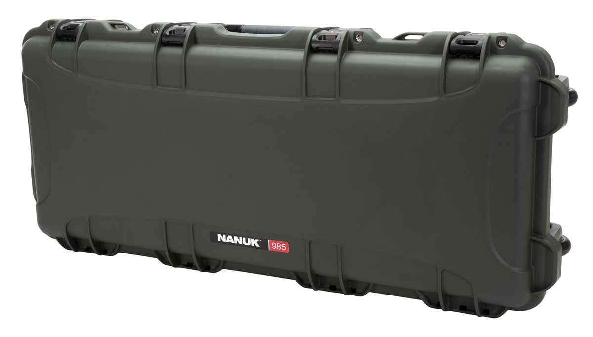 Nanuk 9851006 985 36" Olive Resin Tactical Rifle/Takedown Shotgun