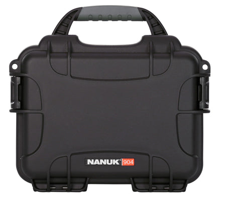 Nanuk 9041001 904 Waterproof Black Resin w/ Foam Padding&Airline Approved