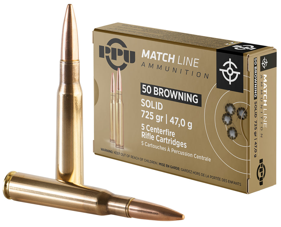 Prvi Partizan .50 BMG Match 725gr FMJ Ammo