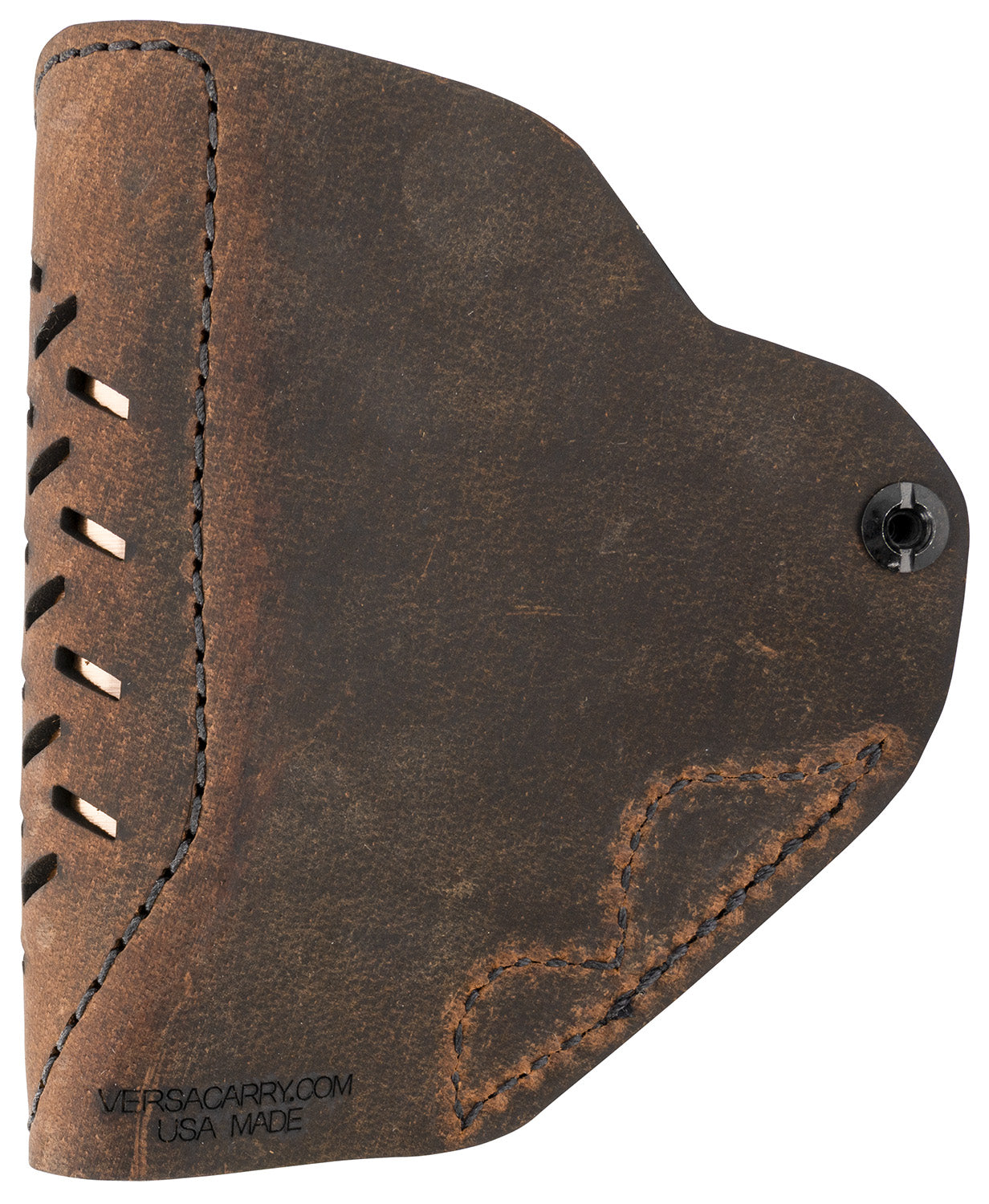 Versacarry REV211 Revolver IWB Distressed Brown Leather Belt Clip Fits S&W J Frame/Ruger LCR Right Hand