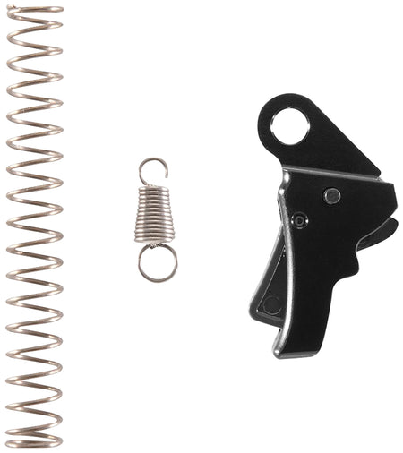 Apex Tactical 115112 Action Enhancement Curved Trigger w/ 5-5.50 lbs Draw Weight & Black Finish for Springfield Hellcat