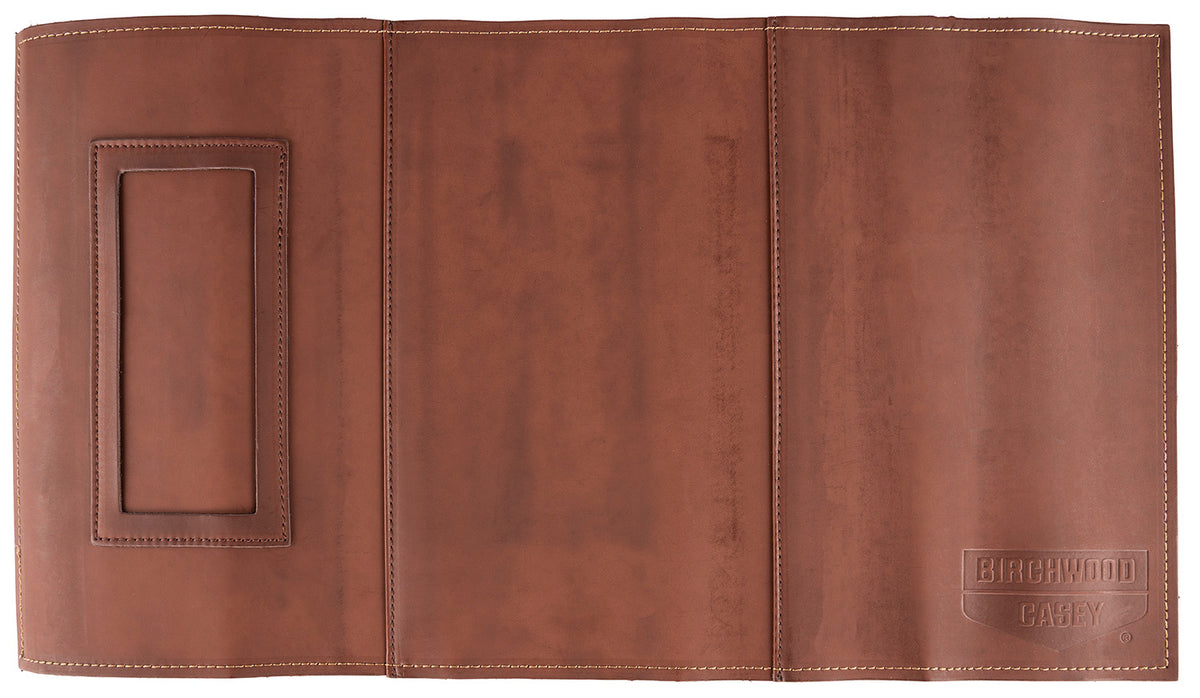 Birchwood Casey 30225 Handgun Leather Service Mat Integrated Parts Tray 13" x 23.50"