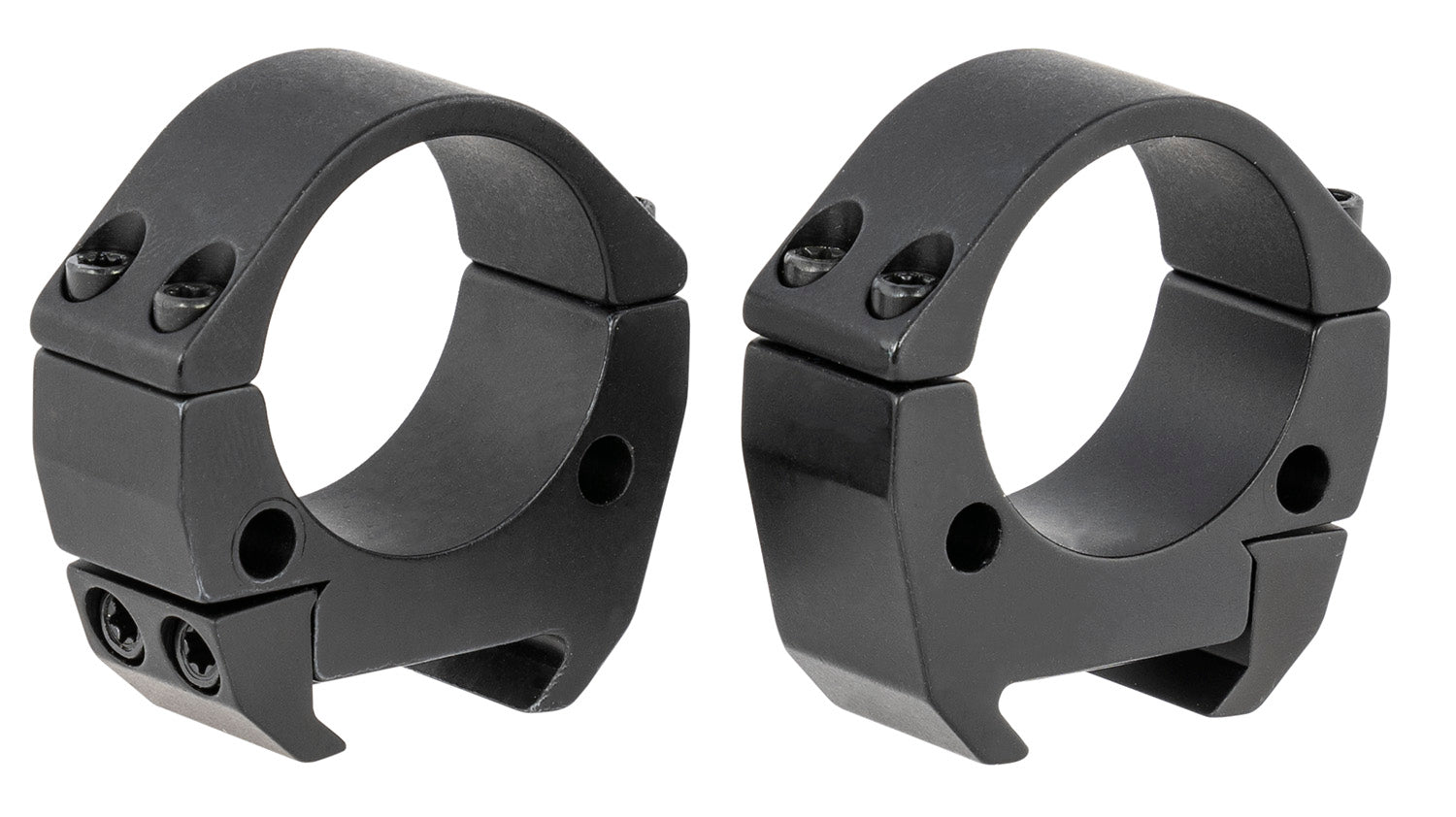 Talley TMS30L Modern Sporting Black Anodized Aluminum 30mm Tube Low Picatinny Rail 0 MOA