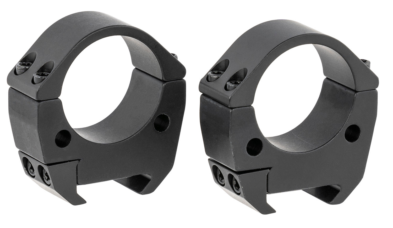Talley TMS30M Modern Sporting Black Anodized Aluminum 30mm Tube Medium Picatinny Rail 0 MOA