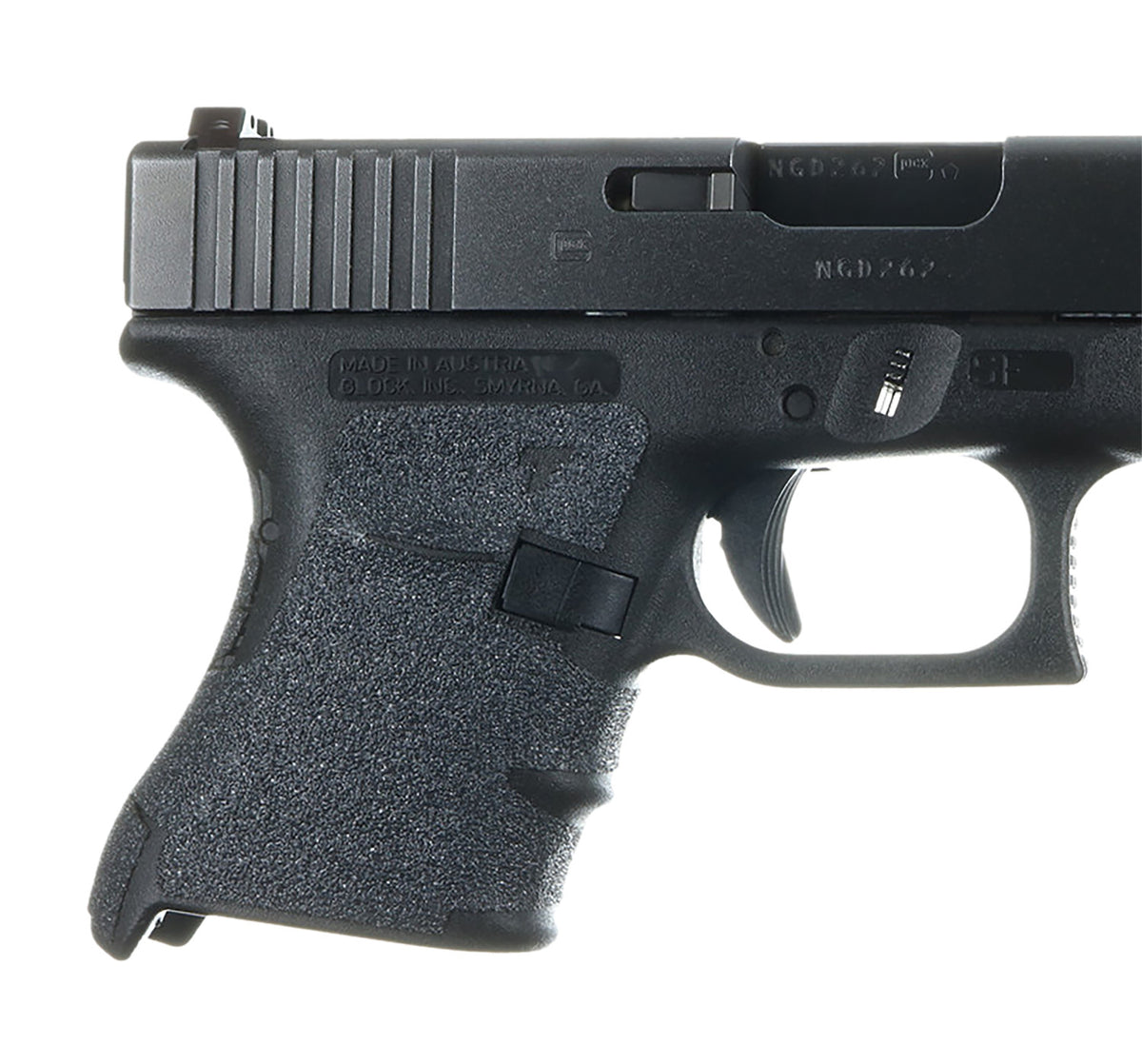 Talon Grips 106G Adhesive Grip Textured Black Granulate for Glock 29,30 Gen3