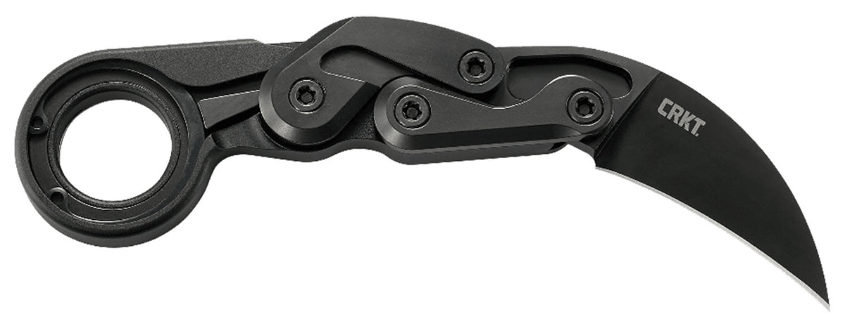 CRKT 4042 Provoke First Responder 2.41" Folding Plain Black TiN D2 Steel Blade/Black Aluminum Handle Includes Sheath