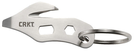 CRKT 2055 K.E.R.T. Silver 8Cr13MoV SS Fixed 2.48" Long 8Cr13MoV SS Plain