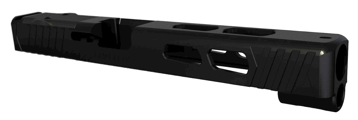 Rival Arms RA10G705A Precision Slide A1 Docter Cut Black QPQ Case Hardened 17-4 Stainless Steel for Glock 34 Gen 3