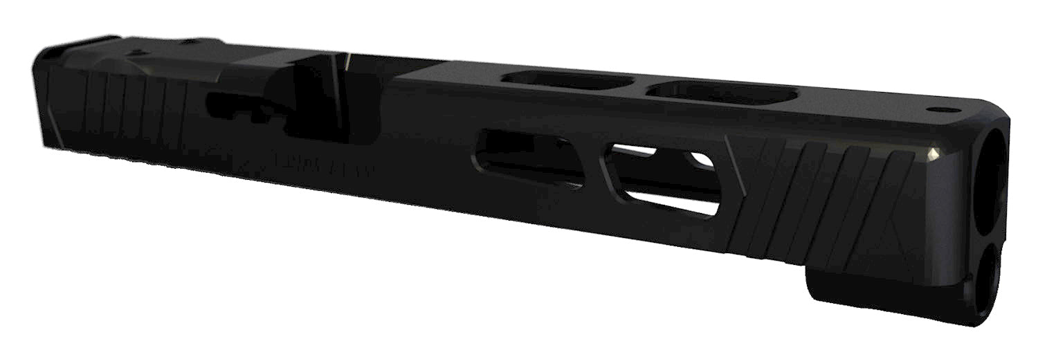 Rival Arms RA10G705A Precision Slide A1 Docter Cut Black QPQ Case Hardened 17-4 Stainless Steel for Glock 34 Gen 3