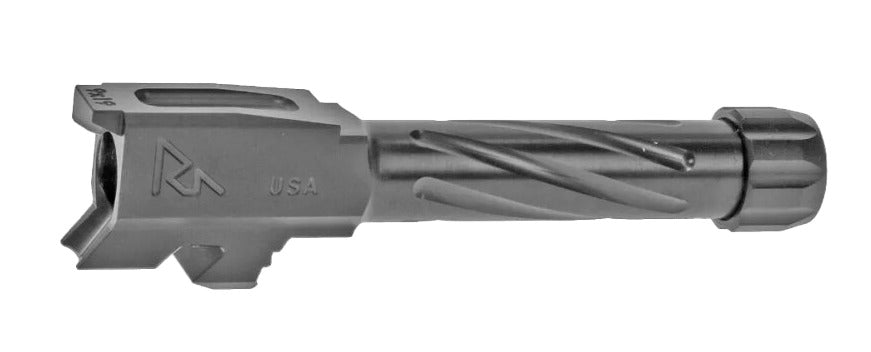 Rival Arms RA20G302D Precision V1 Drop-In Barrel 9mm Luger 3.41" Stainless PVD Finish 416R Stainless Steel Material with Threading for Glock 43