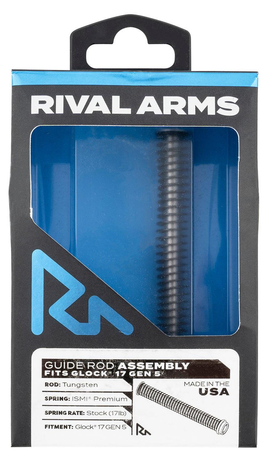Rival Arms RA50G121T Guide Rod Assembly Tungsten Stainless Steel for Glock 17 Gen5
